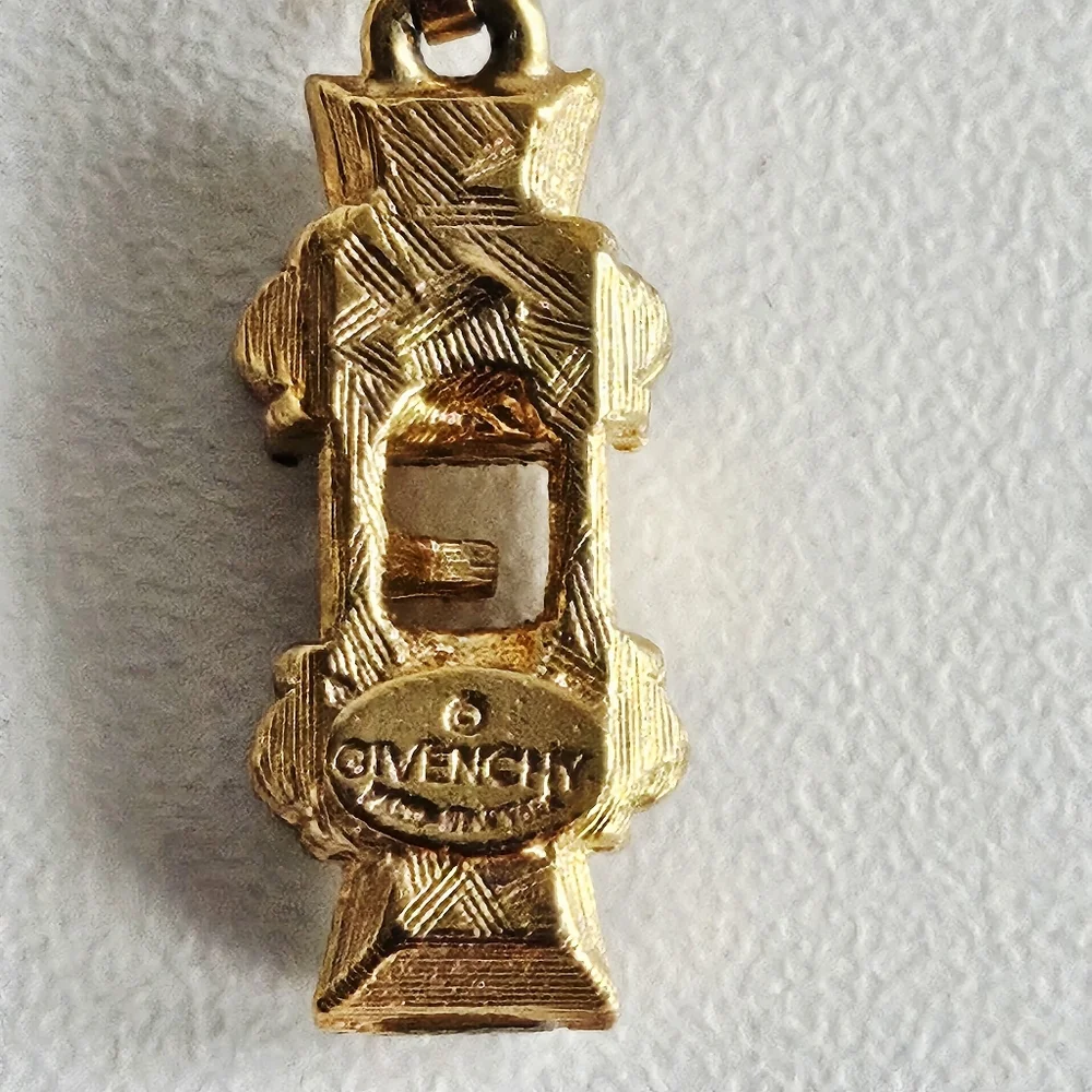 Givenchy Vintage Gold-plated Embellished Rope Necklace